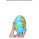 2 Adet Dünya Desenli Stres Topu Relax Topu Parmak Eğitmeni Anti-stres Rahatlatıcı Topu