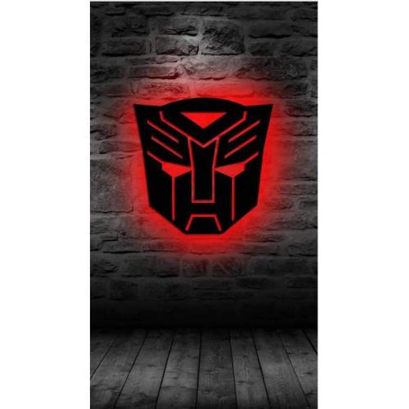 Prodizayn Tasarım Ledli Transformers Ahşap Tablo LTA1