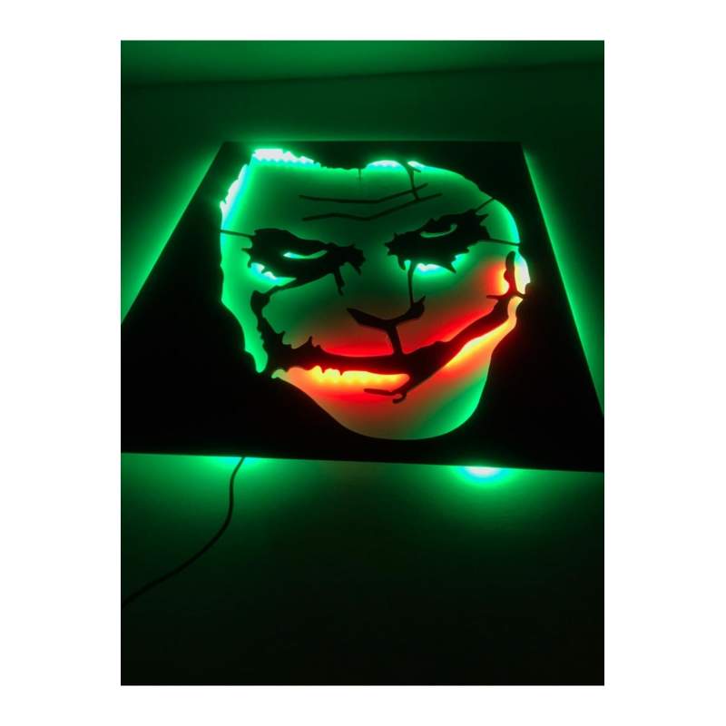 Joker Led Işıklı Tablo