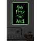 Ledli Lazer Kesim Pink Floyd Duvar Dekoru