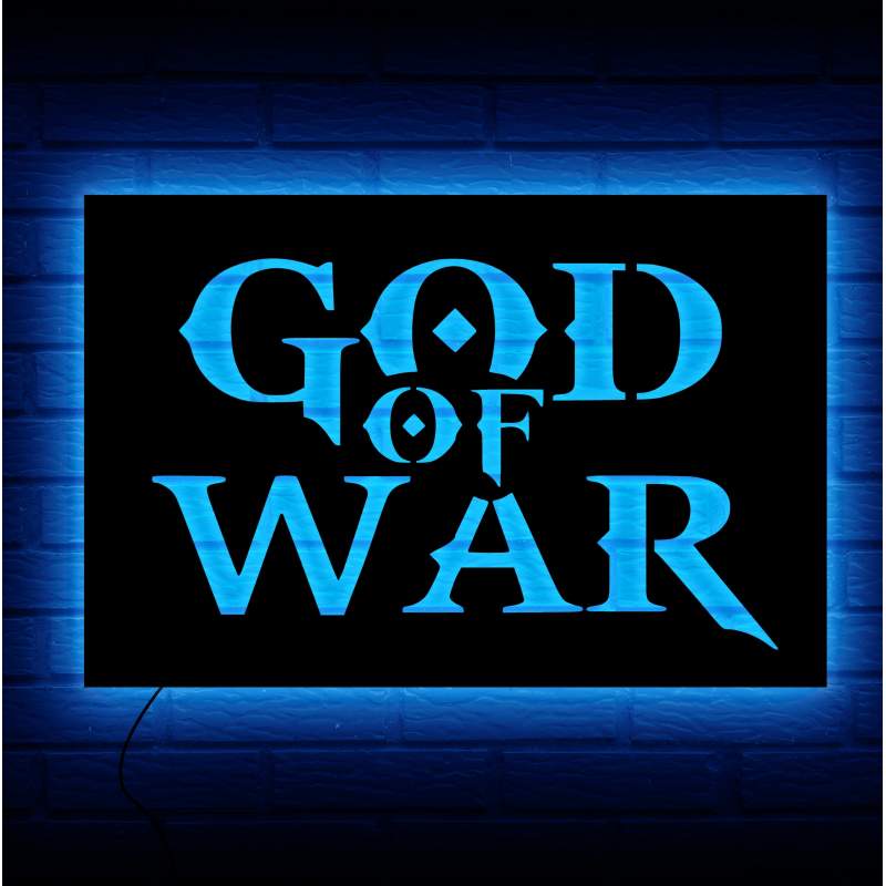 GOD OF WAR AHŞAP TABLO