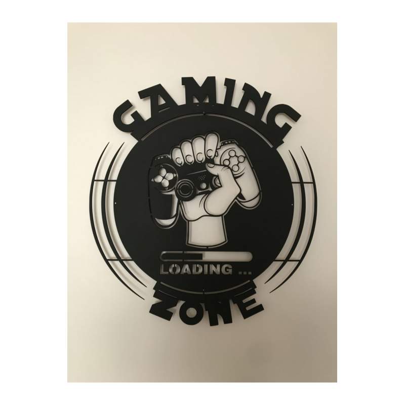 Gaming Zone Tasarımlı Işıklı Tablo