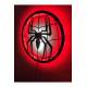 Örümcek Adam Dekoratif Led Işıklı Ahşap Tablo