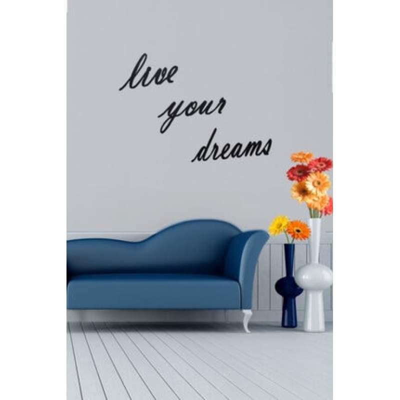 Live Your Dreams Dekoratif  Duvar Yazısı