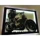 RGB Led Işıklı Ahşap Harley Davidson Tablo-Duvar Dekorasyonu