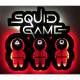 Squid Game Askerler LED Işıklı Tablo