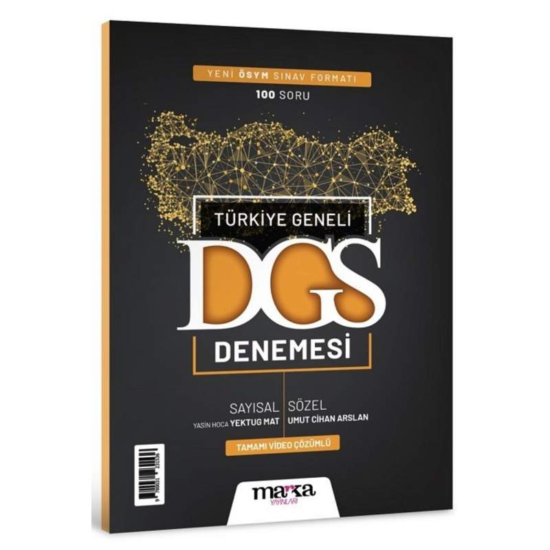 Marka 2024 Dgs Türkiye Geneli Deneme Video Çözümlü