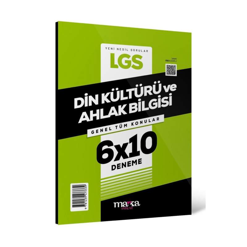 Marka 2024 LGS Genel Tüm Konular Din Kültürü ve Ahlak Bilgisi 6 Deneme Marka Yayınları